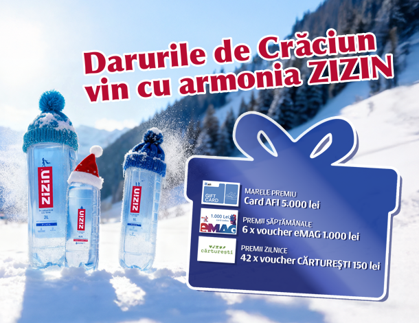 Darurile de Crăciun vin cu armonia ZIZIN!
